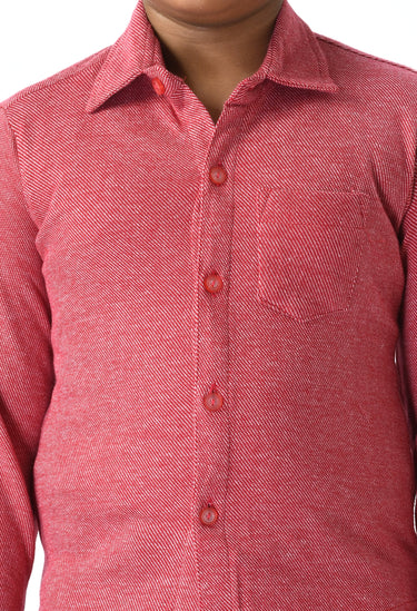 Kids Red Flannel Full Sleeves Shirt (Copy)